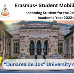 Erasmus+ Student Mobility Program @UDJG, Romania