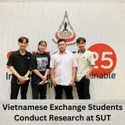 Vietnamese Exchange Students Conduct Research at SUT