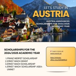 Exciting Opportunities for International Students: Austria Announces Scholarships for 2024/2025 Academic Year