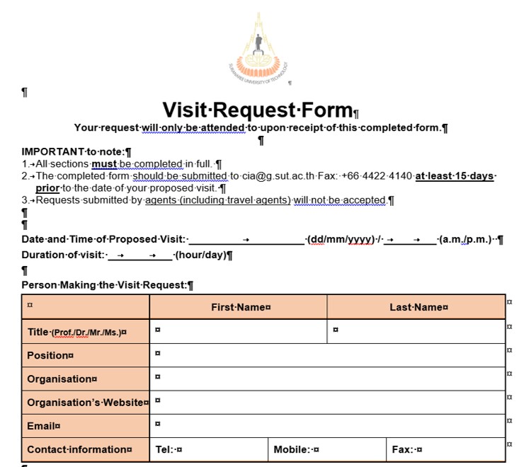 for visitor – Center for International Affairs