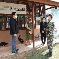 SUT and Embassy of Canada handover “Garbage Houses with Electronic Bins” to Khao Yai National Park