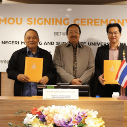 SUT and State University of Malang (UM) signed a memorandum of understanding on academic and research cooperation.
