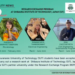 3 SUT Student to caary out a research work at SIT
