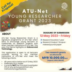 ATU-Net Young Research Grant 2023, Deadline : May 12, 2023