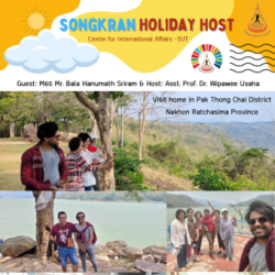 Songkran Holiday Host activity for SUT students and staff