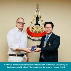 Red Star International Education Meets with Suranaree University of Technology Officials to Discuss Future Prospects