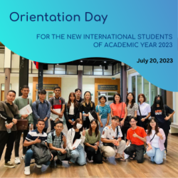 Orientation Day for the New International Students of Academic Year 2023