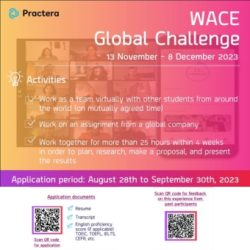 WACE Global Challenge, 13 November – 8 December 2023