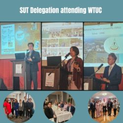 SUT Delegation attending WTUC, October 9-11, 2023