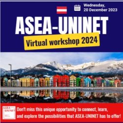 CIA Sparks Academic Brilliance with ASEA-UNINET Virtual Workshop 2024, December 20, 2023