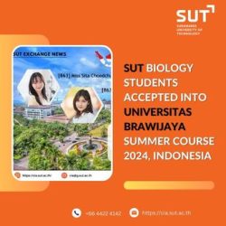 SUT Biology Students Accepted into Universitas Brawijaya Summer Course 2024, Indonesia