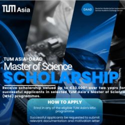 ASEAN Students Invited to Apply for the TUM Asia-DAAD Scholarship