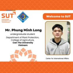 Visiting Student from Vietnam, May 20 – 20 August, 2024
