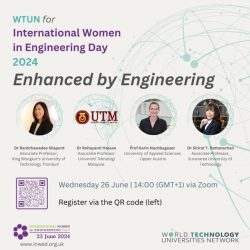 Join Us for the WTUN for INWED 2024 ‘Enhanced by Engineering’ Event, June 26, 2024