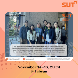 SUT Delegation Joins Global Youth Trends Forum 2024 in Taiwan