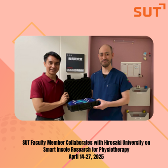 SUT Faculty Member Collaborates with Hirosaki University on Smart Insole Research for Physiotherapy, April 14-27, 2025