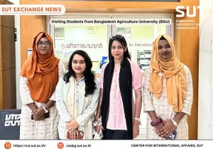 SUT Welcomes Four BAU Students to Join the SUT Global Course, July-September 2026
